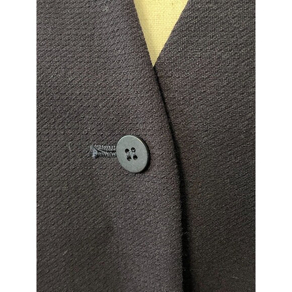 Eileen Fisher Women's M 100% Wool Cardigan Sweater Blazer Button 3/4 Sleeve - Picture 5 of 7